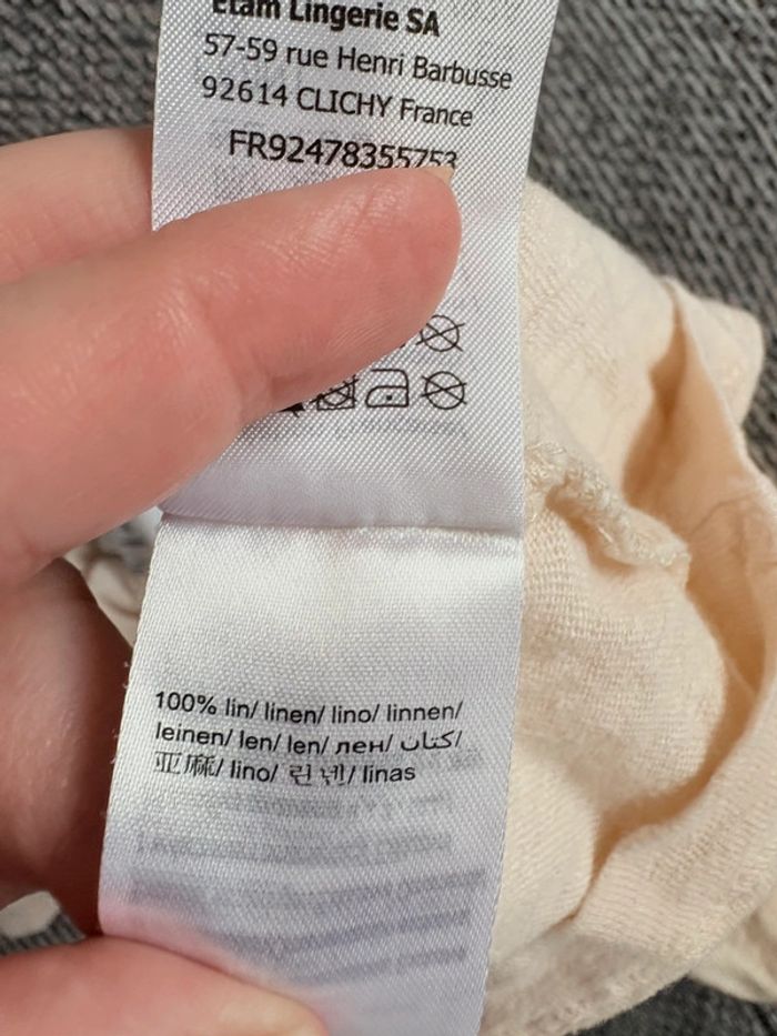 Haut de pyjama femme 1 Etam - photo numéro 4