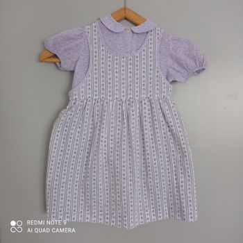 Robe chemisier lilas 4ans