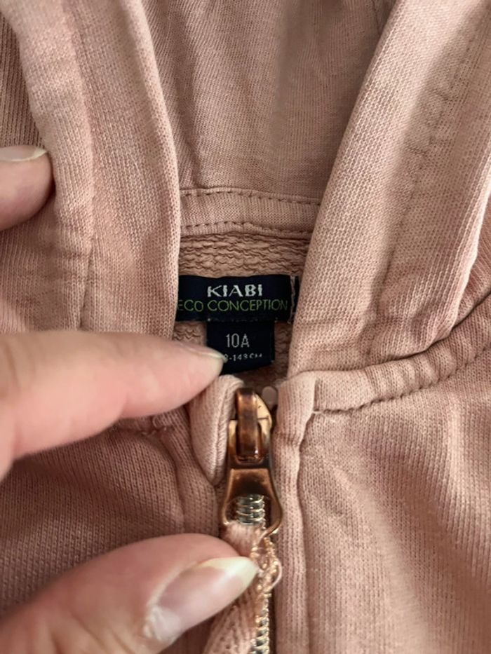 Gilet zippé 10ans - photo numéro 5