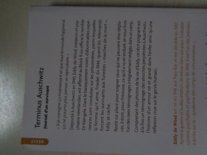 livre : terminus Auschwitz - photo numéro 3