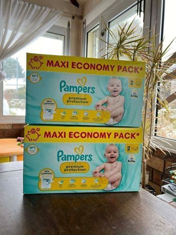 Couche taille 2 Premium protection Pampers : 234 couches