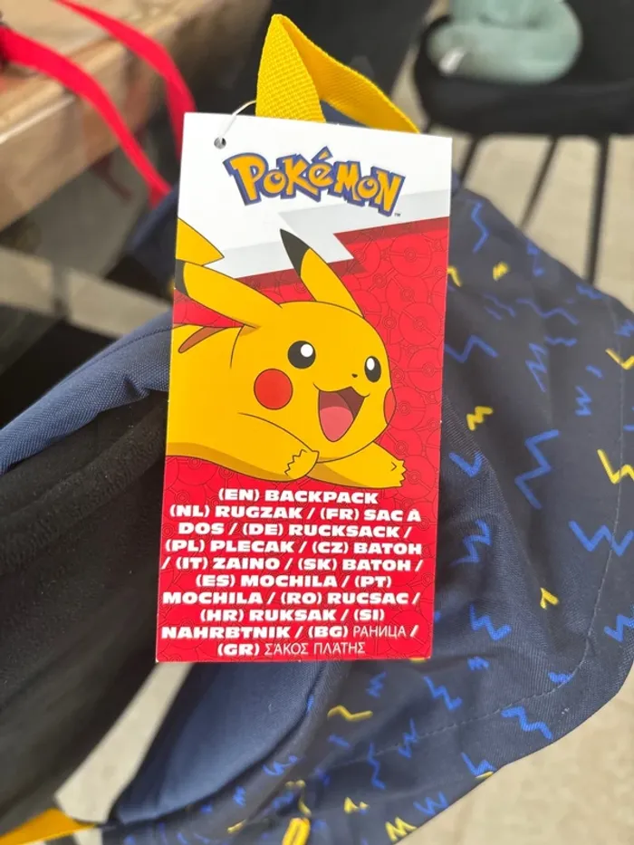 Sac à dos Pokémon pikachu - photo numéro 2