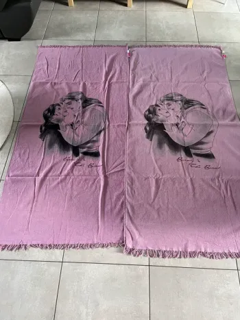 Lot de 2 serviettes / drap de plage enfant Orchestra La Belle et la Bête