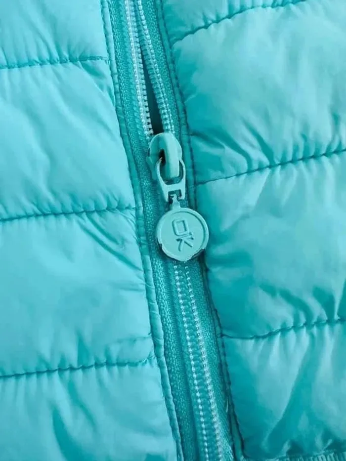 Doudoune sans manche okaidi 3 ans vert menthe - photo numéro 3