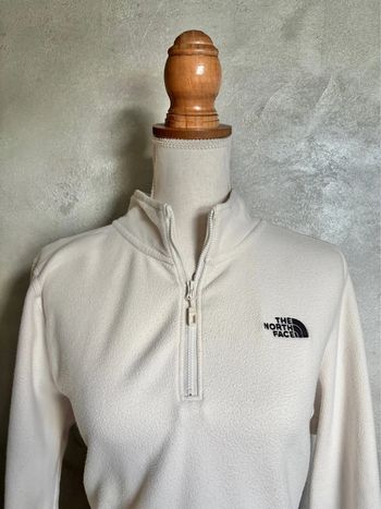 Sweat polaire léger blanc The North face