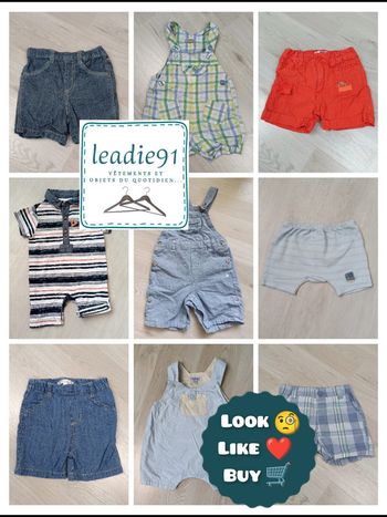 9 vêtements "été" garçon 3 mois