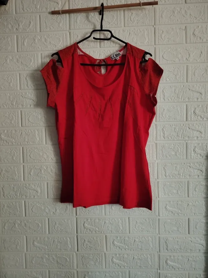 Ensemble 3 pièces femme, jupe, tee-shirt et foulard - photo numéro 4