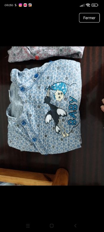 Lot de 2 chemises de nuit pour allaitement 