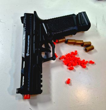 Lanceur de balle en plastique type nerf 