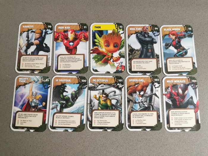 Lot de cartes j'explore l'univers Marvel avec Groot 2024 - photo numéro 10