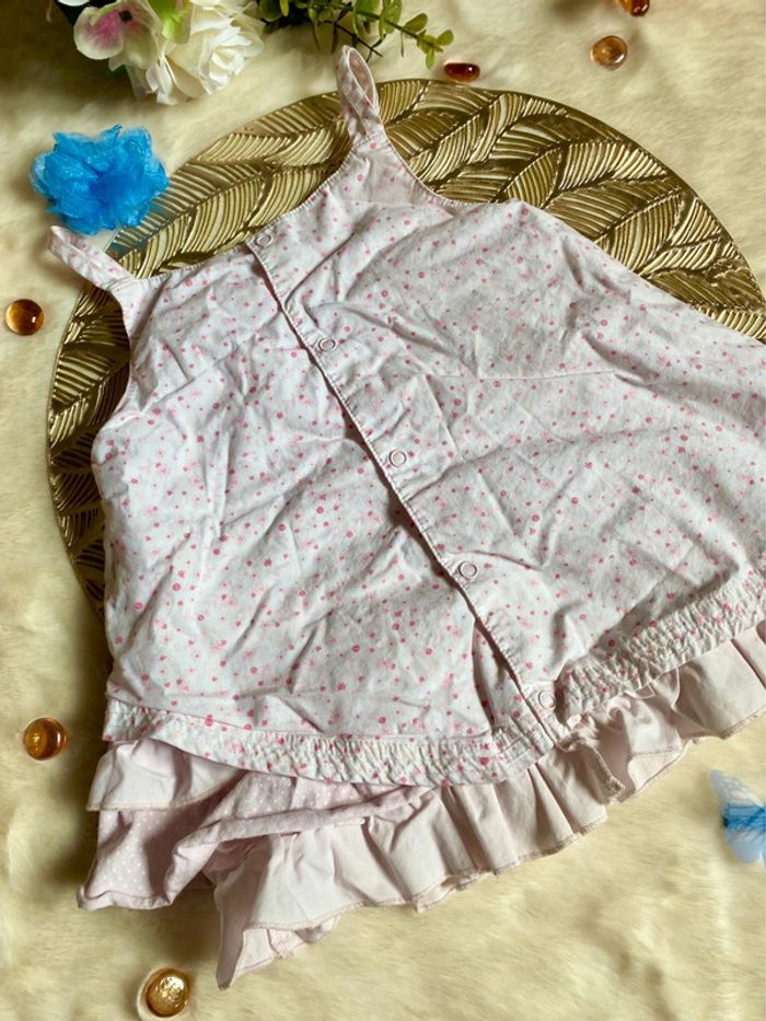 🩷Robe à fines bretelles rose Sucre d’Orge - 9 mois  TBE 🌸 - photo numéro 5