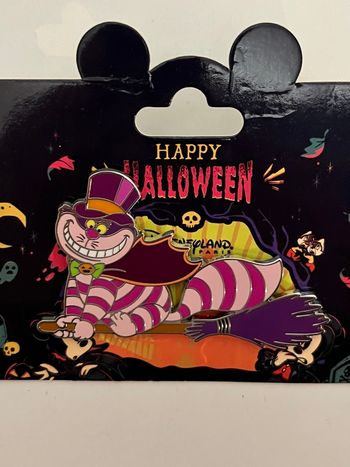 Pin’s édition Halloween 2023 le chat du Cheshire