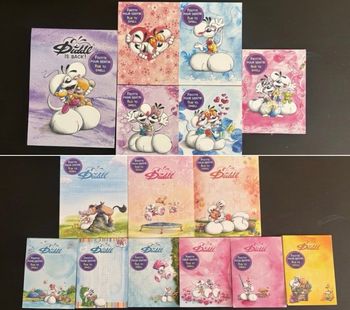 Lot de 15 feuilles Diddl Mid Collection et Diddl is Back