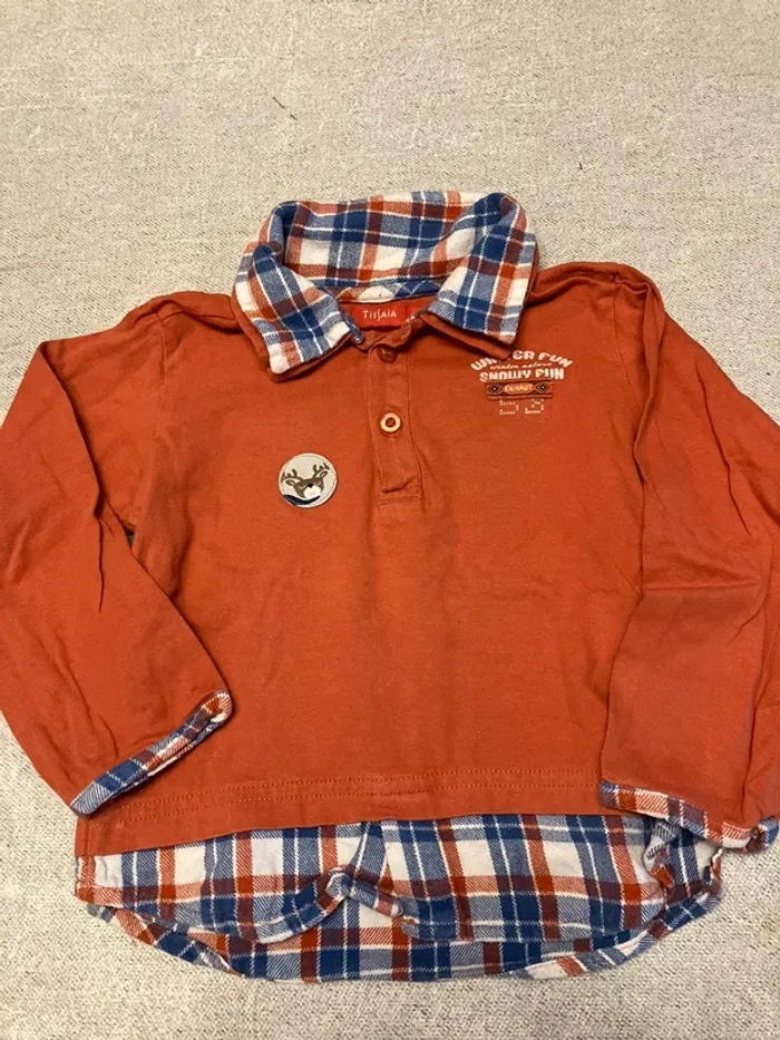 Lot de 2 polos manches longues – Taille 24 mois - photo numéro 7