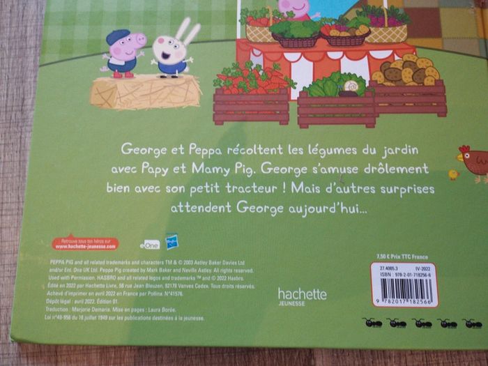 Livre Peppa Pig "Le tracteur de George" - photo numéro 3