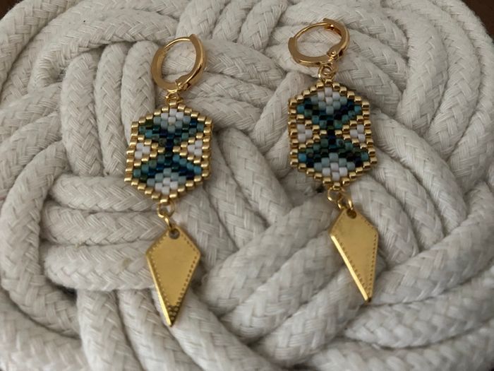 Boucles d’oreilles Miyuki - photo numéro 3
