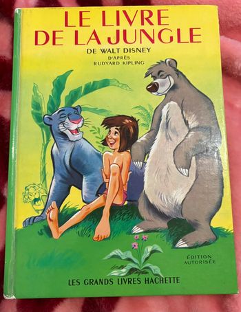 Livre « le livre de la jungle » édition collector de 1969