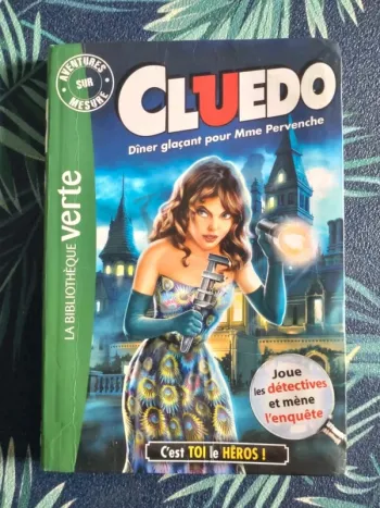 Livre enfant Cluedo C'est toi le héros !