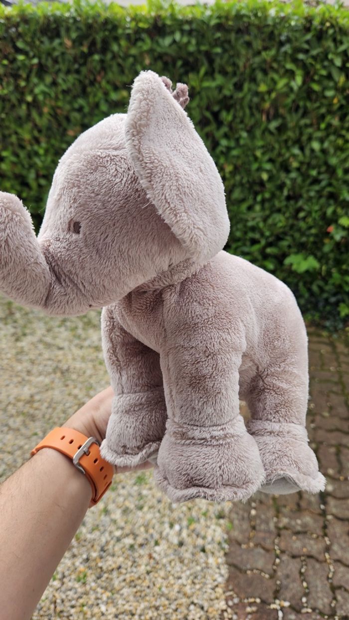 Peluche éléphant tartine et chocolat neuve - photo numéro 4