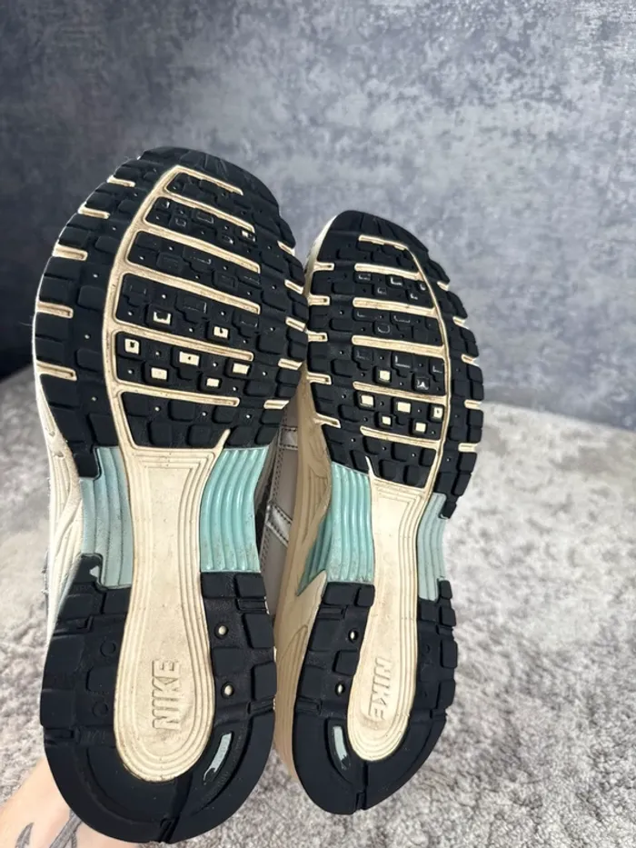 Nike P-6000 Running Flat Pewter - Grey & Green & Beige - photo numéro 9