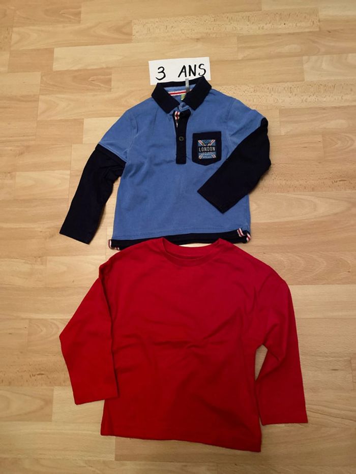 Lot 2 tee-shirts 3 ans Orchestra