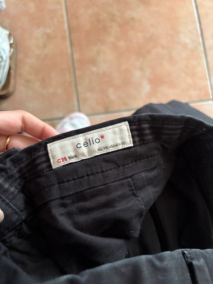 Pantalon noir celio - photo numéro 4