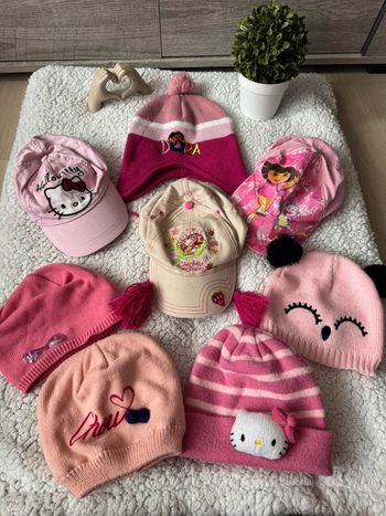 Lot casquette / bonnet fille