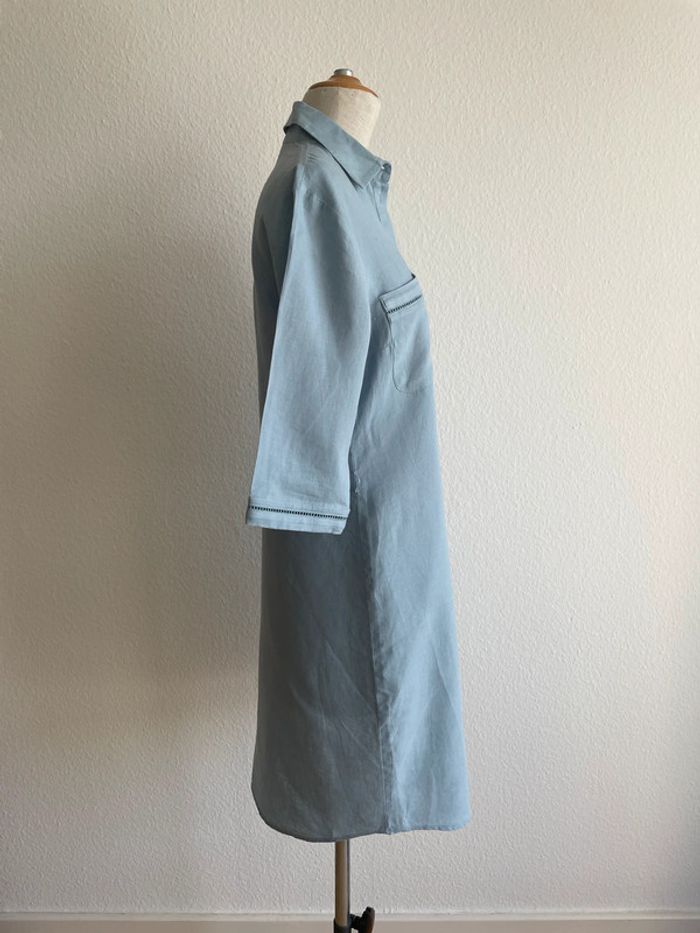 Robe chemise en lin D.Sport Devernois - photo numéro 3