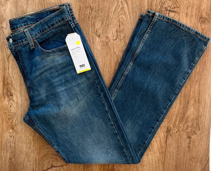 Jean/pantalon bleu Levi's 506 homme, taille : W 36 L 32 (46 taille française) - photo numéro 4