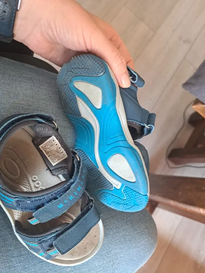 Sandales bleu - photo numéro 2