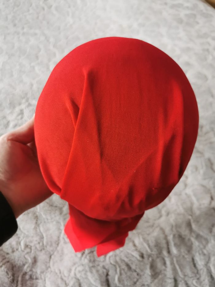 Chapeau rouge Pirate déguisement - photo numéro 3