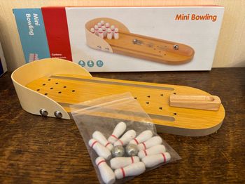 mini jeu de bowling