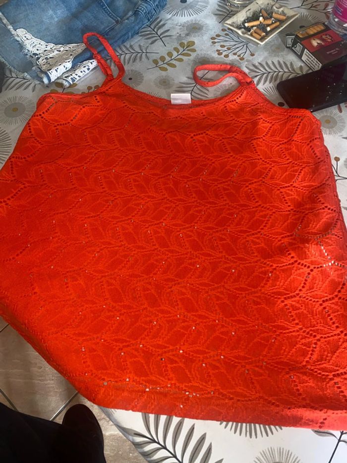 Débardeur orange