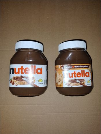 Nutella 2 x 825g (date de consommation Mars et Mai 2026)