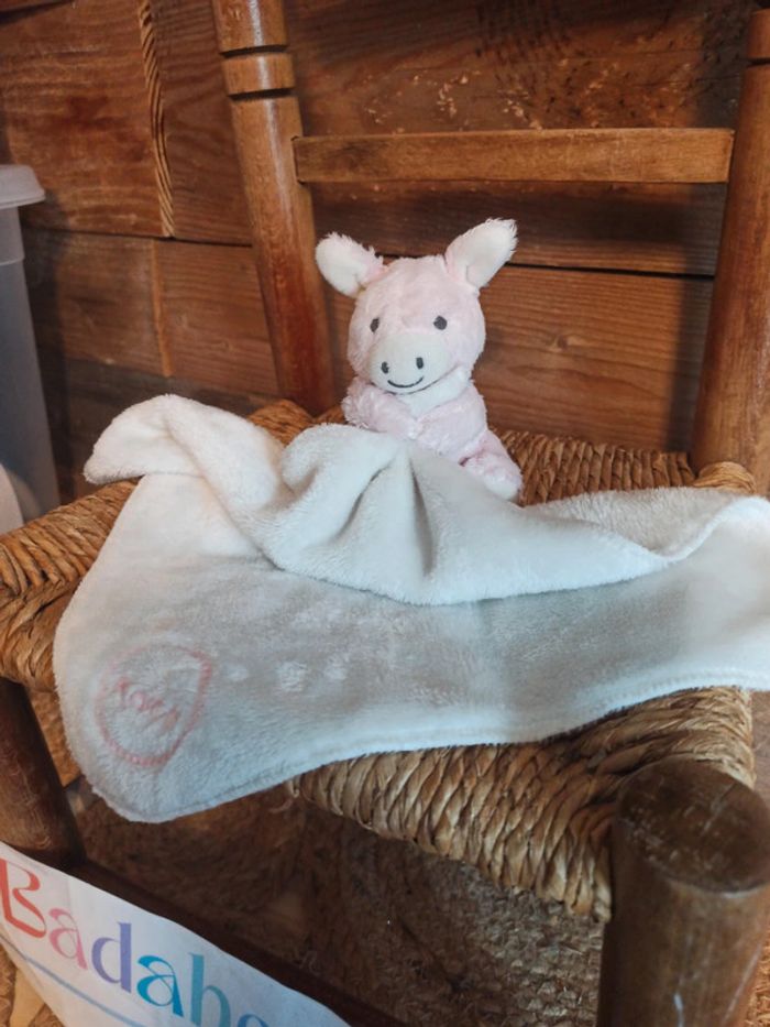 Doudou âne rose régliss Kaloo tbe - photo numéro 3