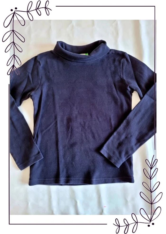 Sous-pull col roulé noir Prémaman 10 ans