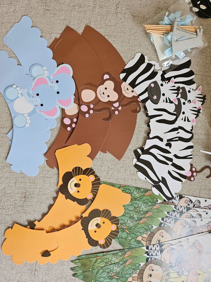 Lot décoration jungle - photo numéro 2