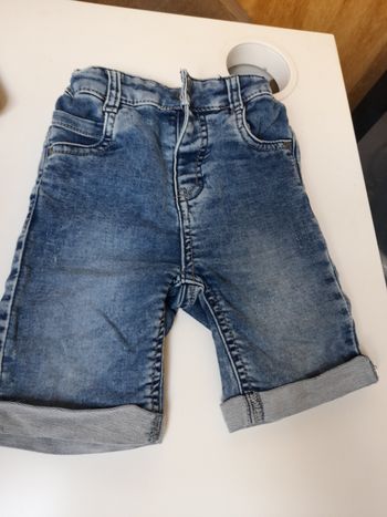 Short en jeans