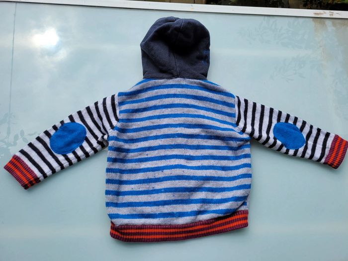 Superbe gilet à capuche Catimini Funky Bar, 2 ans - photo numéro 6