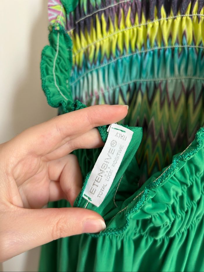 Top dos nu vert à motifs Etensive Taille Unique - photo numéro 6