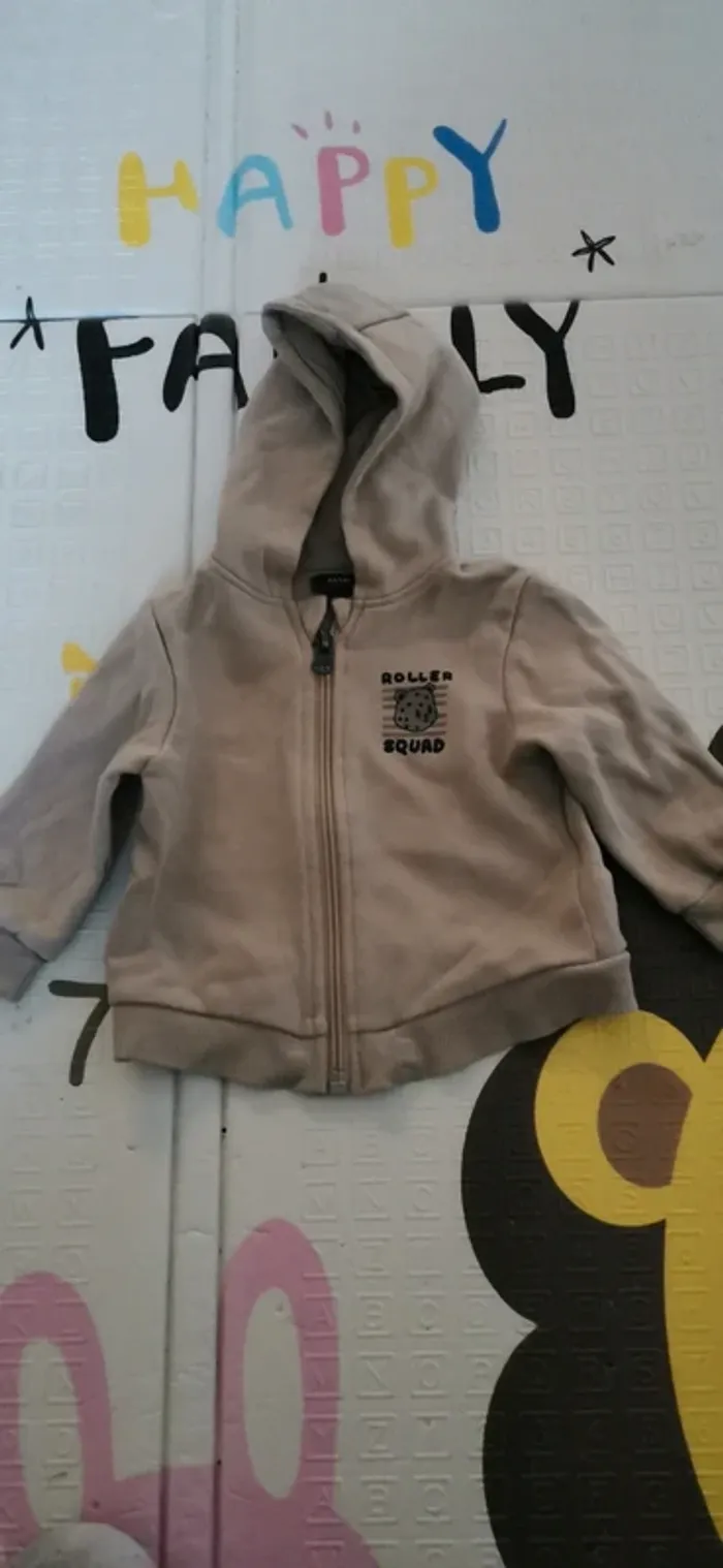 Veste zippée 12 mois
