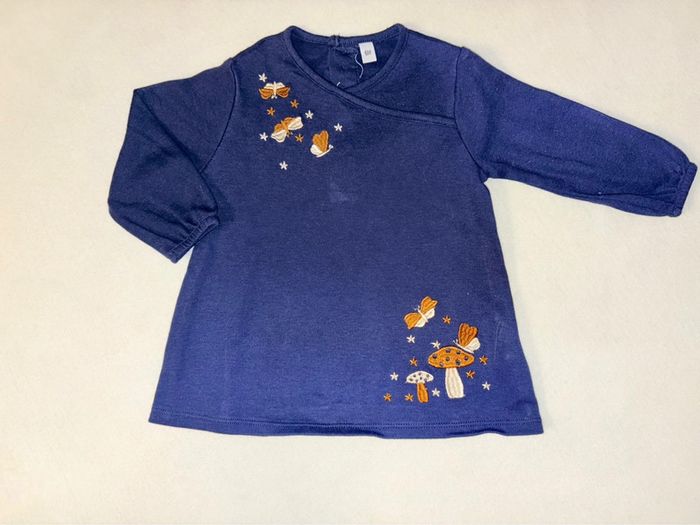 Ensemble 3 pièces, gilet, tuniques et legging 6 mois - photo numéro 4