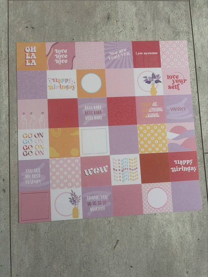 Lot de feuilles pour scrapbooking lot 7 - photo numéro 5