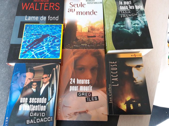 Lot livres thriller ou policiers