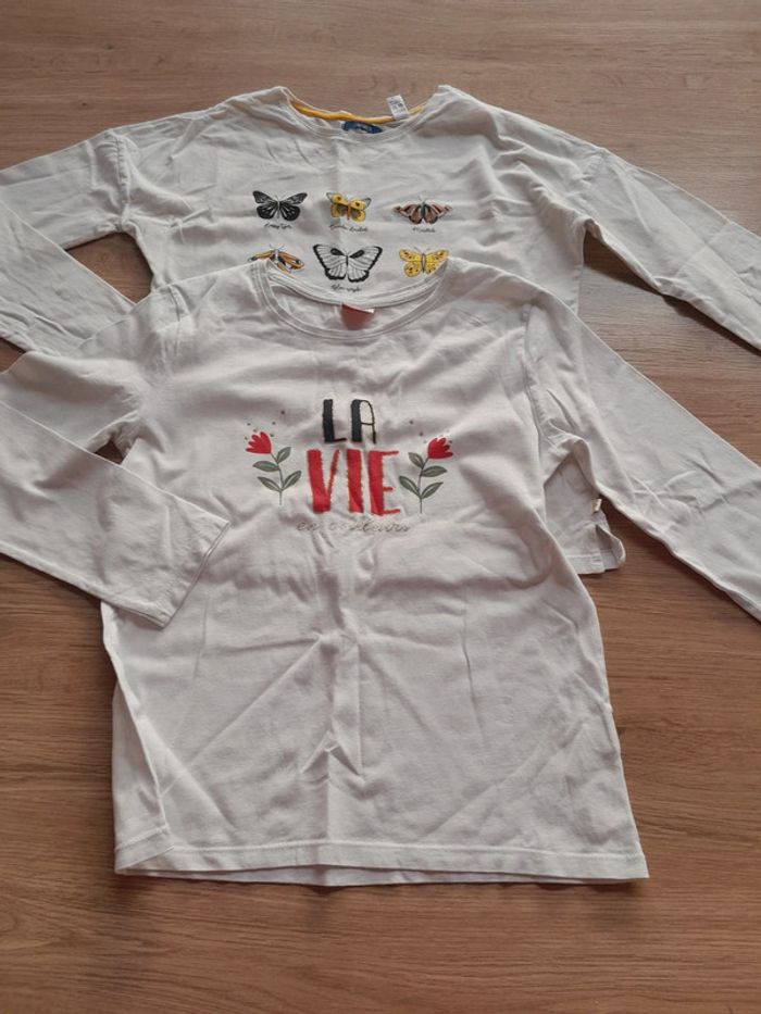 Lot 3 tee-shirts manches longues fille 12 ans - photo numéro 3