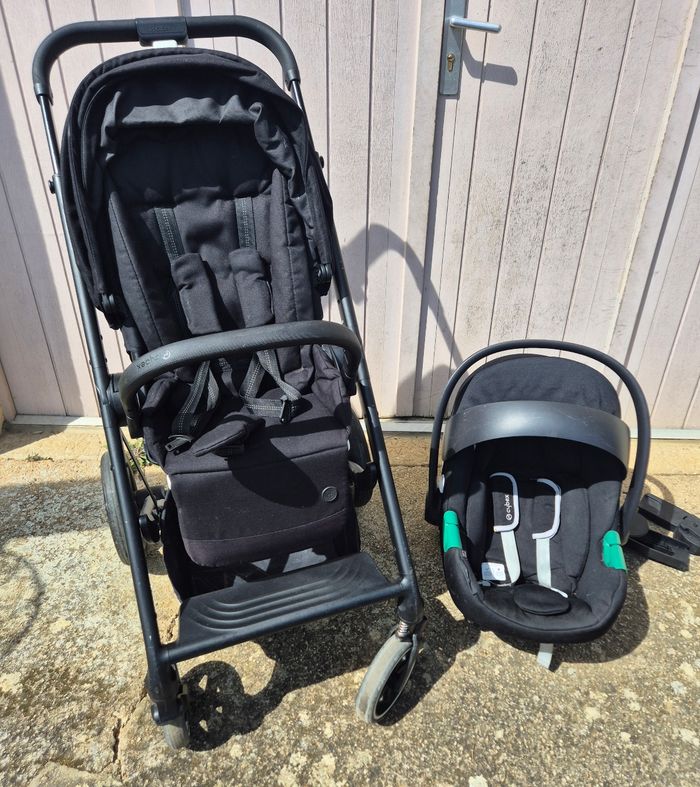 Cybex balios s lux avec cosy et adaptateurs poussette travel system complet - photo numéro 1