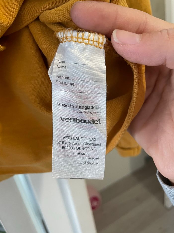 Vertbaudet - gilet à boutons taille 7 ans - photo numéro 4