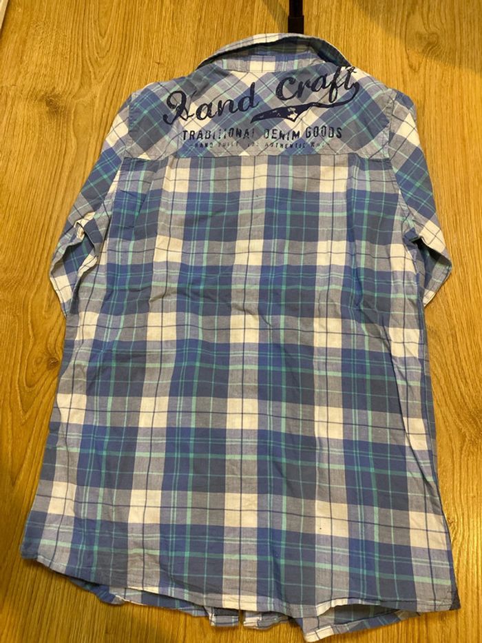 Chemise manche longue à carreaux garçon - photo numéro 7