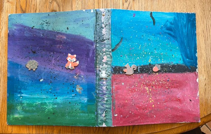 Classeur personnalisé multicolore - photo numéro 3