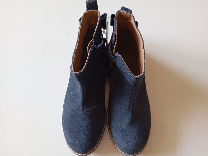 Bottines bleues marines